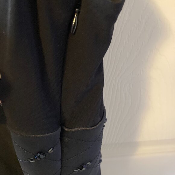 Evan Picone Cocktail Dress Black Size 8 Sleeveless - Picture 6 of 8